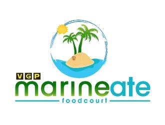 VGP Marinate Foodcourt logo design by shravya