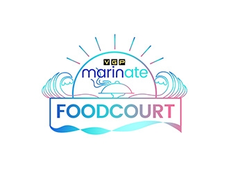VGP Marinate Foodcourt logo design by suko_creative