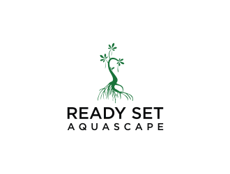 Ready Set Aquascape logo design by mbamboex