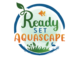 Ready Set Aquascape logo design by MonkDesign