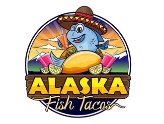 Alaska Fish Tacos  logo design by logoguy
