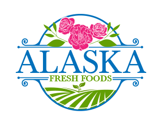 Alaska Fresh Foods logo design by scriotx