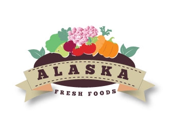 Alaska Fresh Foods logo design by Suvendu