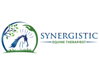 Synergistic Equine Therapies  logo design by aldesign