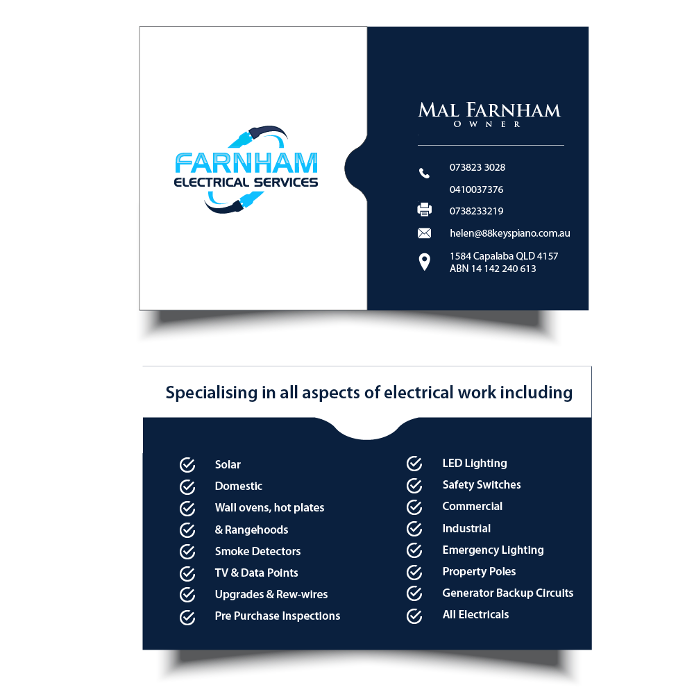 Farnham Electrical Services logo design by AnuragYadav