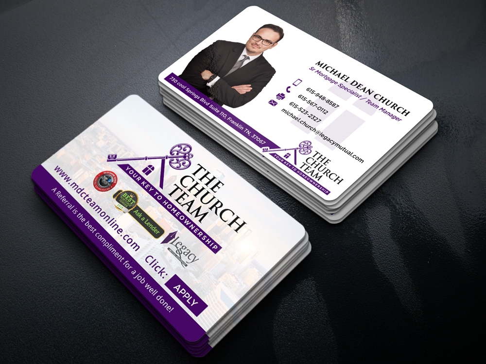 The Church Team Legacy Mutual Mortgage logo design by Gelotine