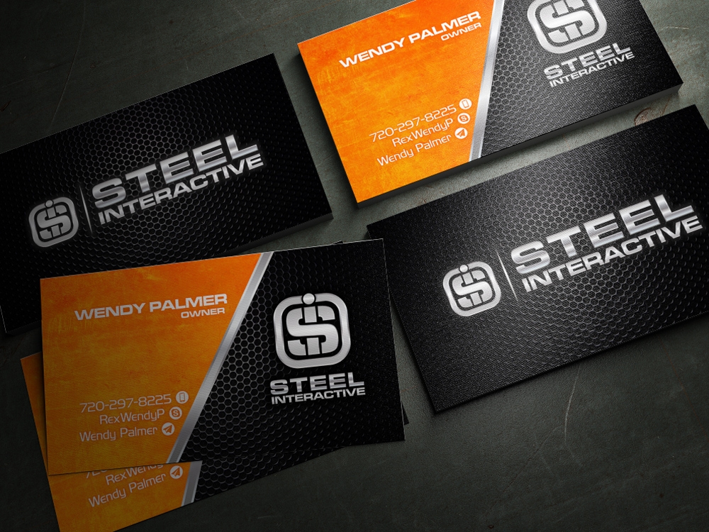 Steel Interactive Inc. logo design by Realistis