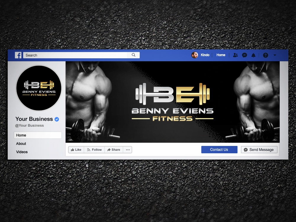 Benny Eviens Fitness  logo design by Kindo