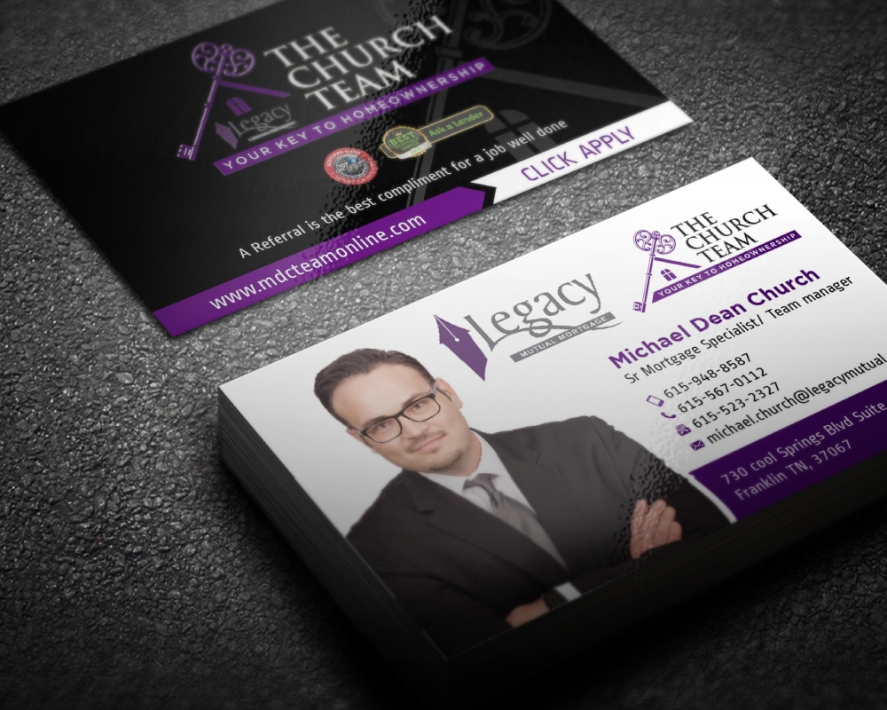The Church Team Legacy Mutual Mortgage logo design by Boomstudioz