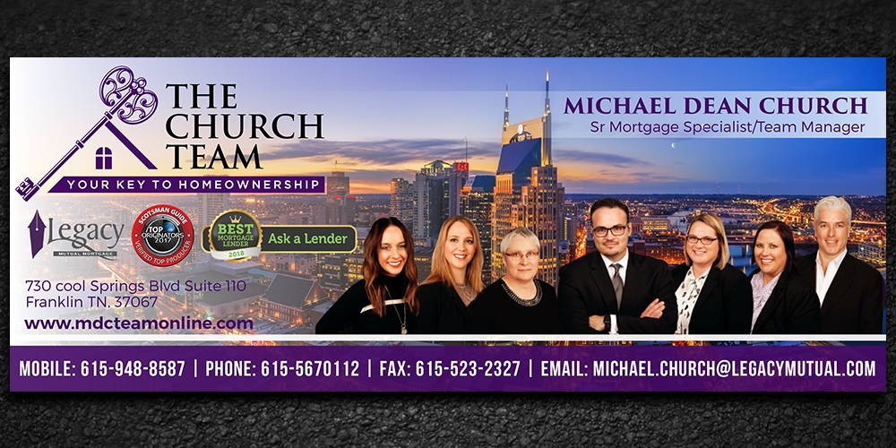 The Church Team Legacy Mutual Mortgage logo design by Gelotine