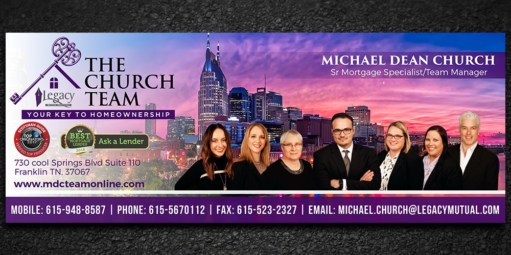 The Church Team Legacy Mutual Mortgage logo design by Gelotine