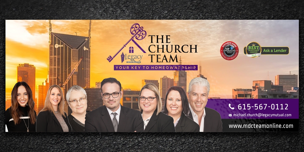 The Church Team Legacy Mutual Mortgage logo design by Boomstudioz