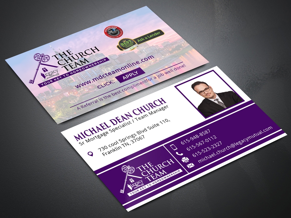 The Church Team Legacy Mutual Mortgage logo design by Gelotine