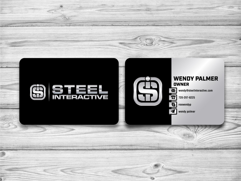 Steel Interactive Inc. logo design by jaize