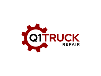 Q1 Truck Repair logo design by ubai popi