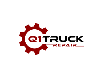 Q1 Truck Repair logo design by ubai popi