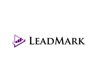 LeadMark logo design by MarkindDesign