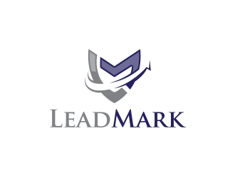 LeadMark logo design by MarkindDesign
