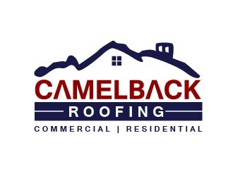 CAMELBACK ROOFING logo design by shravya