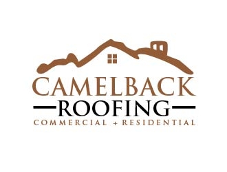 CAMELBACK ROOFING logo design by shravya