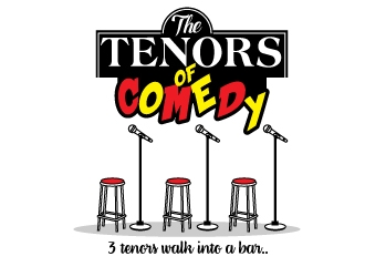 The Tenors of Comedy logo design by logoguy
