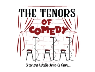The Tenors of Comedy logo design by logoguy