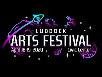 Lubbock Arts Festival logo design by jaize