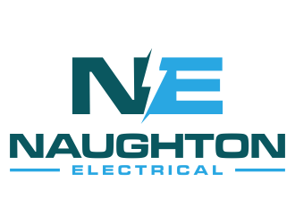 Naughton Electrical  logo design by p0peye