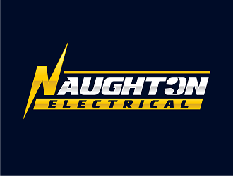 Naughton Electrical  logo design by haze