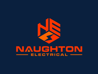 Naughton Electrical  logo design by ammad