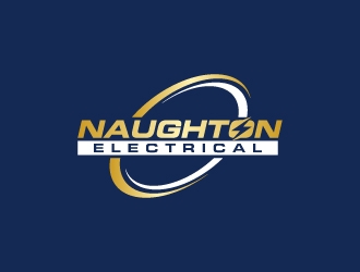 Naughton Electrical  logo design by wongndeso