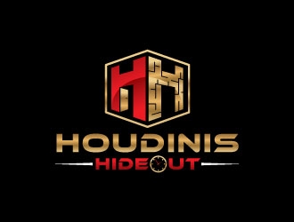 Houdinis Hideout logo design by invento