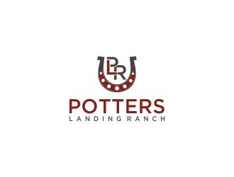 Potters Landing Ranch logo design by oke2angconcept