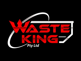 Waste King Pty Ltd logo design by DreamLogoDesign