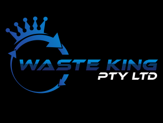 Waste King Pty Ltd logo design by giphone