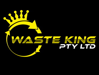 Waste King Pty Ltd logo design by giphone