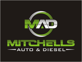 Mitchells Auto & Diesel logo design by bunda_shaquilla