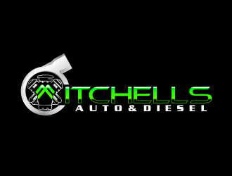 Mitchells Auto & Diesel logo design by Dhieko