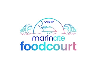 VGP Marinate Foodcourt logo design by suko_creative