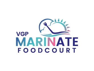 VGP Marinate Foodcourt logo design by jaize