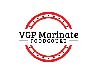 VGP Marinate Foodcourt logo design by BlessedArt
