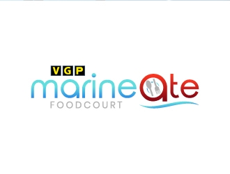 VGP Marinate Foodcourt logo design by MUSANG