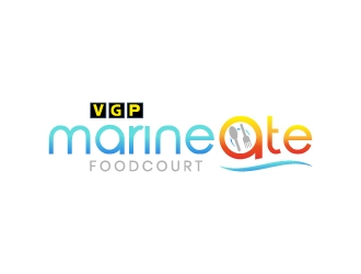 VGP Marinate Foodcourt logo design by MUSANG