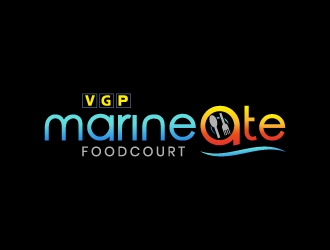 VGP Marinate Foodcourt logo design by MUSANG