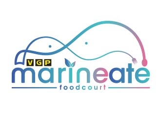 VGP Marinate Foodcourt logo design by shravya