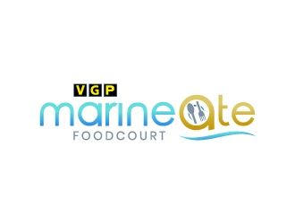 VGP Marinate Foodcourt logo design by MUSANG