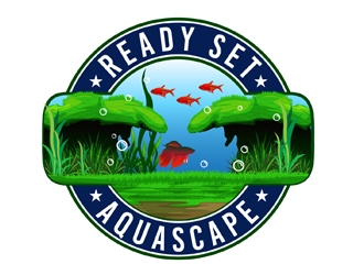 Ready Set Aquascape logo design by DreamLogoDesign