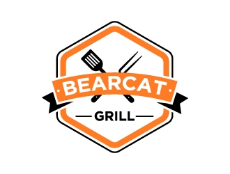 Bearcat Grill logo design by Erasedink