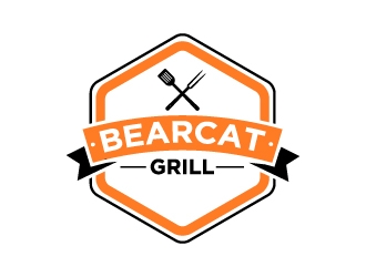 Bearcat Grill logo design by Erasedink