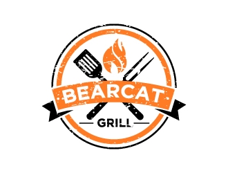 Bearcat Grill logo design by Erasedink